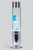 Лава лампа Amperia Tube Бирюзовая/Прозрачная (39 см) Chrome