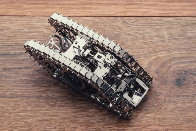 Механический металлический конструктор TimeForMachine - Стимпанк-танк (Marvel Tank 2)