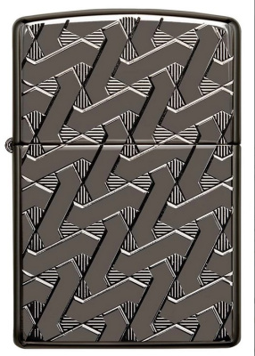 Зажигалка ZIPPO Armor™ с покрытием High Polish Black Ice®, латунь/сталь, чёрная, 38x13x57 мм Зажигалка ZIPPO Armor™ с покрытием High Polish Black Ice®, латунь/сталь, чёрная, 38x13x57 мм