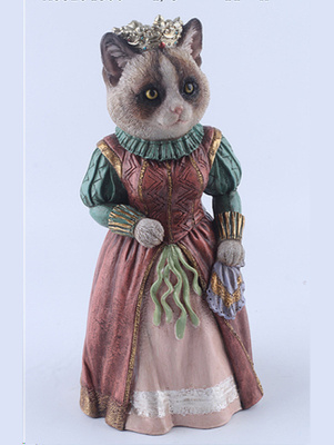 Фигурка интерьерная Кошка с диадемой Фигурка интерьерная Кошка с диадемой