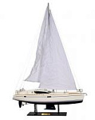 Сувенирная модель яхты "Sun Odyssey 45DS" (YT0035P), 77х22х109 см
