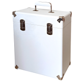 Кейс для виниловых пластинок BOX, белый, BOX-Wt