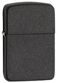 Зажигалка ZIPPO 1941 Replica, латунь с покрытием Black Crackle, черный, матовая, 38x13x57 мм