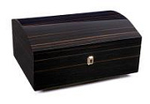 Хьюмидор Gentili Dome Top на 60 сигар, Эбеновое дерево Хьюмидор Gentili Dome Top на 60 сигар, Эбеновое дерево