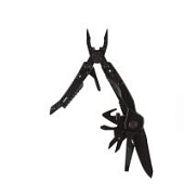 Мультитул Stinger, 107x37 мм, 13 функций, сталь, чёрный, в комплекте 9 насадок и нейлоновый чехол Мультитул Stinger, 107x37 мм, 13 функций, сталь, чёрный, в комплекте 9 насадок и нейлоновый чехол