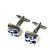 Запонки Cufflinks Inc. С синими и голубыми кристаллами CF54