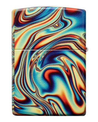 Зажигалка ZIPPO Swirl с покрытием Glow In The Dark Green, латунь/сталь, разноцветная, 38x13x57 мм Зажигалка ZIPPO Swirl с покрытием Glow In The Dark Green, латунь/сталь, разноцветная, 38x13x57 мм