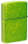 Зажигалка ZIPPO Logo с покрытием Lurid™, латунь/сталь, зеленая, глянцевая, 38x13x57 мм (без бензина)