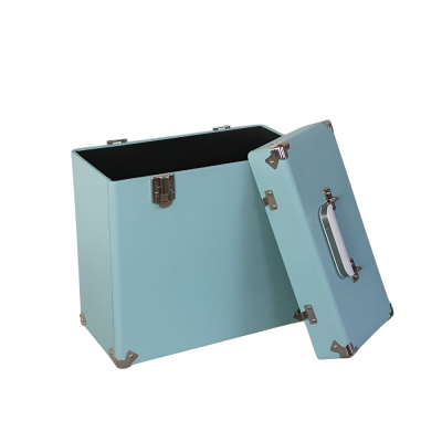 Кейс для виниловых пластинок BOX, голубой, BOX-BL