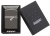 Зажигалка ZIPPO Classic с покрытием Black Ice ®, латунь/сталь, чёрная, глянцевая, 38x13x57 мм