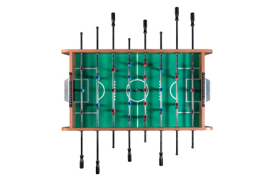Игровой стол - футбол "PlayOff" (140х73х88см) коричнево-серый
