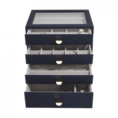 Шкатулка сет LC Designs для хранения украшений арт.75896, темно-синияя