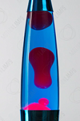 Колба для лава-лампы 35см Фиолетовая/Синяя (20*5,5)