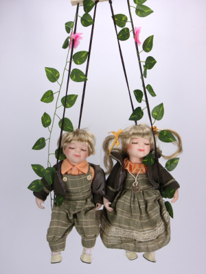 Куклы фарфоровые Вилли и Полли