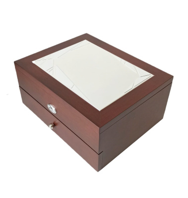 Шкатулка ювелирная "MORETTO" 2-ярусная 24*19*11см