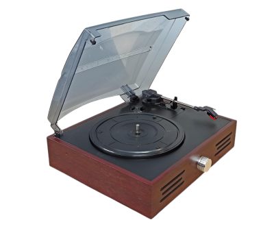 Виниловый проигрыватель Suprem с Bluetooth, 33/45/78, с пластиковой крышкой, T105