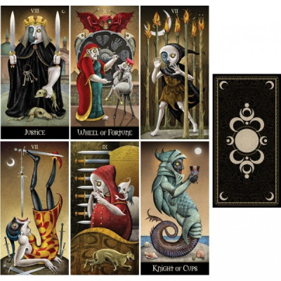 Карты Таро: "Deviant Moon Tarot Premier Edition" (Премиум издание)