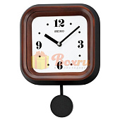 Настенные деревянные часы Seiko, QXC223B, с маятником