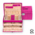 Шкатулка для украшений Sacher, розовая, кожа, 27.107.100743