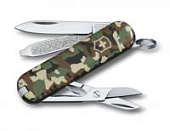 Нож-брелок Victorinox Classic, 58 мм, 7 функций, камуфляжный