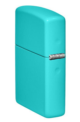 Зажигалка ZIPPO Classic 49454 с покрытием Flat Turquoise, латунь/сталь, бирюзовая, глянцевая, 38x13x57 мм Зажигалка ZIPPO Classic 49454 с покрытием Flat Turquoise, латунь/сталь, бирюзовая, глянцевая, 38x13x57 мм