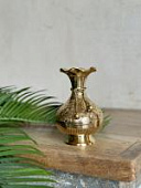 Ваза с бантиком латунь резная  CHUNYA JALI  4.5'