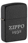 Зажигалка ZIPPO 1941 Replica™, с покрытием Black Crackle, черный, матовая, 38x13x57 мм (без бензина) Зажигалка ZIPPO 1941 Replica™, с покрытием Black Crackle, черный, матовая, 38x13x57 мм (без бензина)