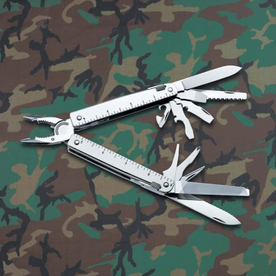 Мультитул VICTORINOX SwissTool, 115 мм, 28 функций, в кожаном чехле