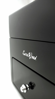 Шкатулка Luxewood для подзавода и хранения 2-х часов арт.LW621-11, черная