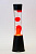Лава-лампа CG 39см Black Красная/Прозрачная (Воск)