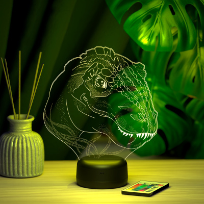 3D ночник Тираннозавр