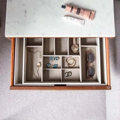 Лоток LC Designs  для хранения украшений арт.73516, белый Лоток LC Designs  для хранения украшений арт.73516, белый