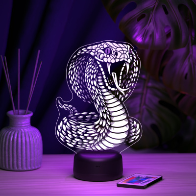 3D ночник Кобра №2