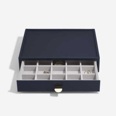 Шкатулка сет LC Designs для хранения украшений арт.75896, темно-синияя