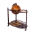 Глобус-бар напольный со столиком "Огненная земля", d=33 см