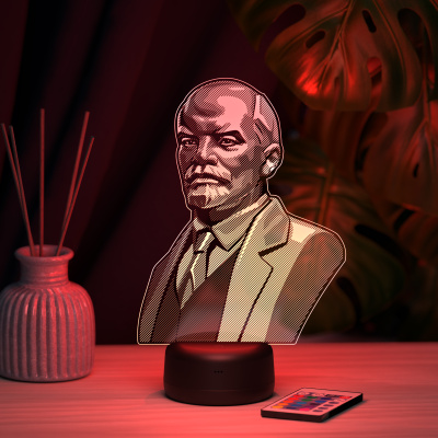 3D ночник Ленин
