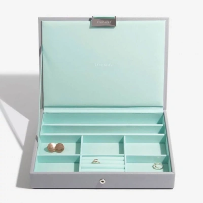 Шкатулка LC Designs для хранения украшений арт.73665, серая