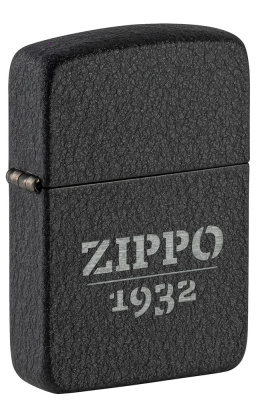 Зажигалка ZIPPO 1941 Replica™, с покрытием Black Crackle, черный, матовая, 38x13x57 мм (без бензина)