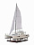 Катамаран "LAGOON 450F", 70х40х106 см
