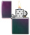 Зажигалка ZIPPO Classic с покрытием Iridescent, латунь/сталь, фиолетовая, матовая, 38x13x57 мм