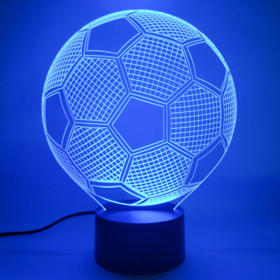 3D ночник Футбольный мяч