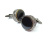 Запонки Cufflinks Inc. Круглые шайба с агатом, черный металлик, CF65