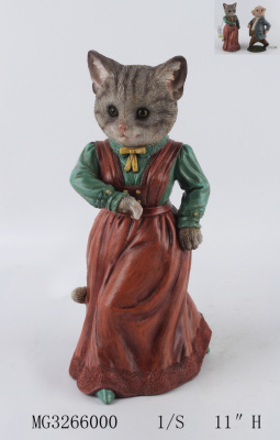 Фигурка интерьерная Кошка танцующая Фигурка интерьерная Кошка танцующая