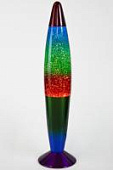 Лава-лампа 35см Трёхцветная/Блёстки (Глиттер) Rainbow