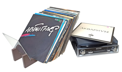 Держатель для 50-ти виниловых пластинок, RB-50M, мокко Держатель для 50-ти виниловых пластинок, RB-50M, мокко