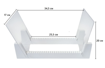 Держатель для 50-ти виниловых пластинок, RB-50M, белый Держатель для 50-ти виниловых пластинок, RB-50M, белый