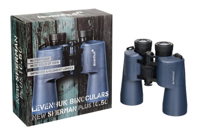 Бинокль Levenhuk New Sherman PLUS 10x50