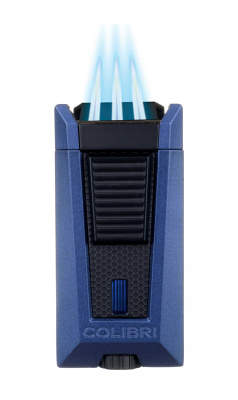 Зажигалка сигарная Colibri Stealth (тройное пламя), синий лак Navy