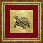 Картина на сусальном золоте «Черепаха»