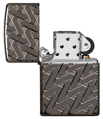 Зажигалка ZIPPO Armor™ с покрытием High Polish Black Ice®, латунь/сталь, чёрная, 38x13x57 мм Зажигалка ZIPPO Armor™ с покрытием High Polish Black Ice®, латунь/сталь, чёрная, 38x13x57 мм